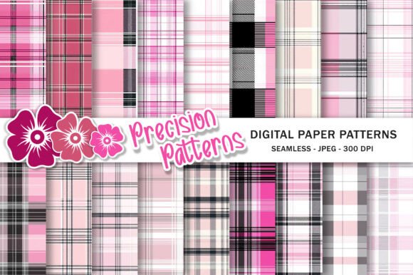 Download Plaid Pink Digital Paper Tartan - Plaid Collection