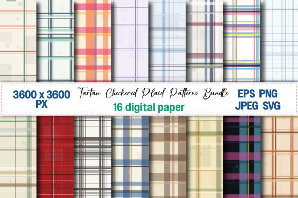 Download Tartan Checkered Plaid Patterns Bundle - Plaid Collection