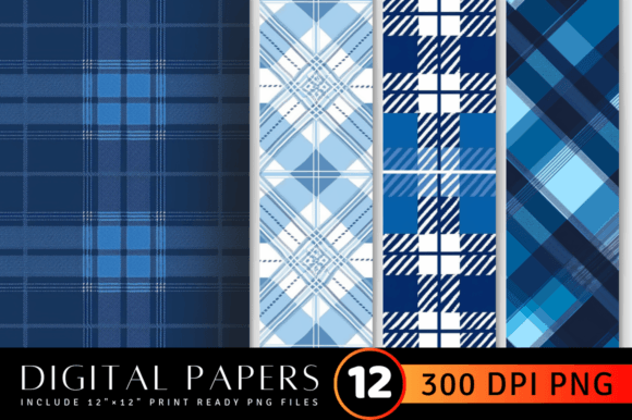 Download Winter Blue Plaid Pattern - Plaid Collection