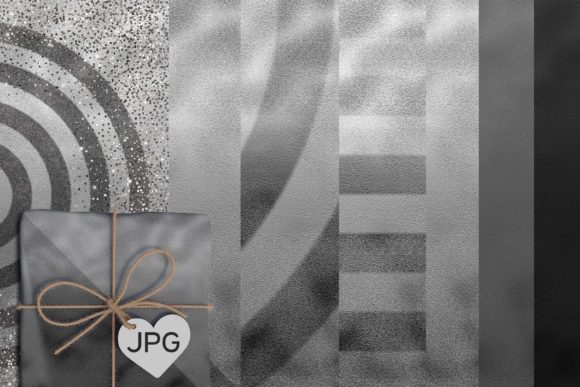 Download Grey Glitter Monochrome Digital Papers - Premium Resources