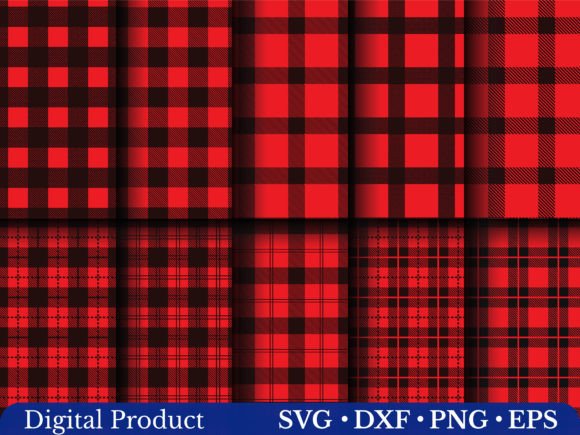 Download Buffalo Plaid SVG Pattern Set - Plaid Collection